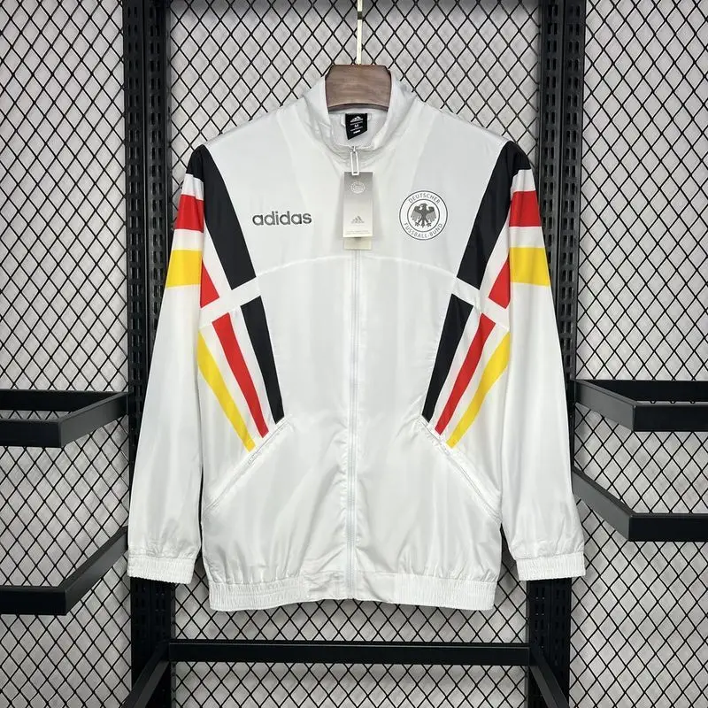 24-25 Germany Euro White soccer windbreaker