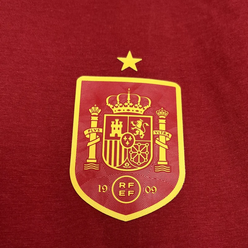 24-25 Spain Euro Retro style soccer Jersey