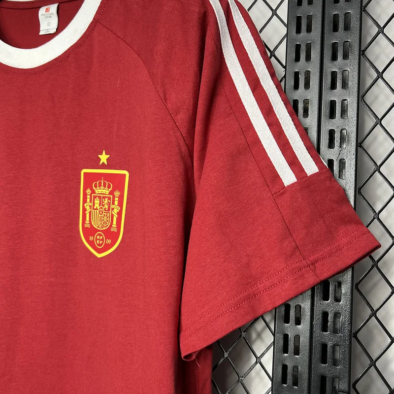 24-25 Spain Euro Retro style soccer Jersey