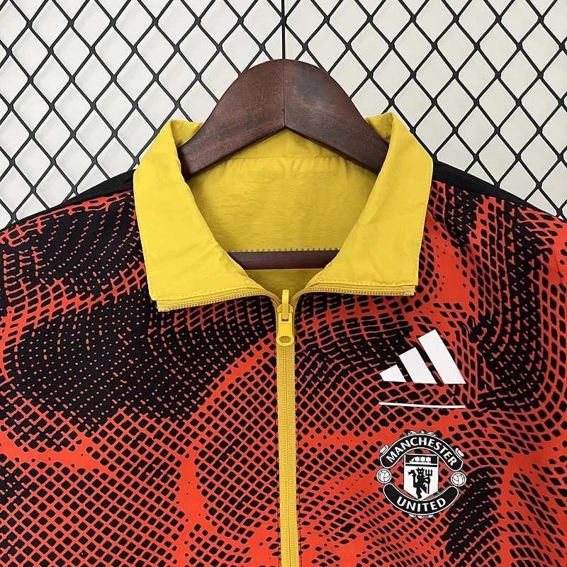 24-25 Manchester United Trench Reversible Coat windbreaker