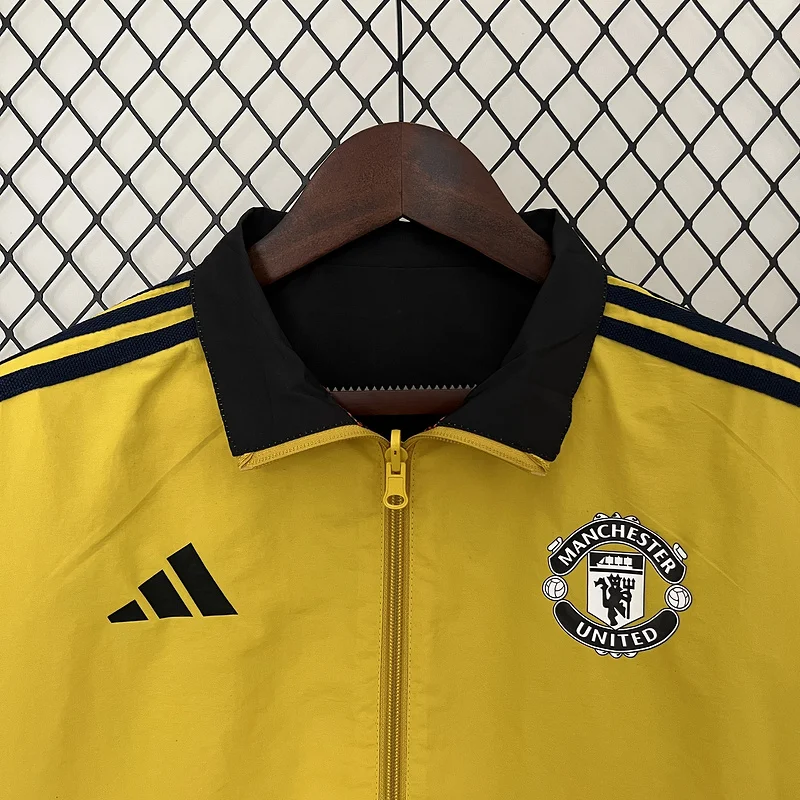 24-25 Manchester United Trench Reversible Coat windbreaker