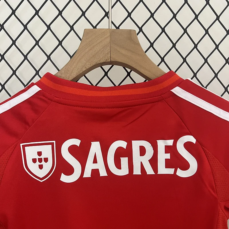 24-25 Benfica Home Kids soccer jersey