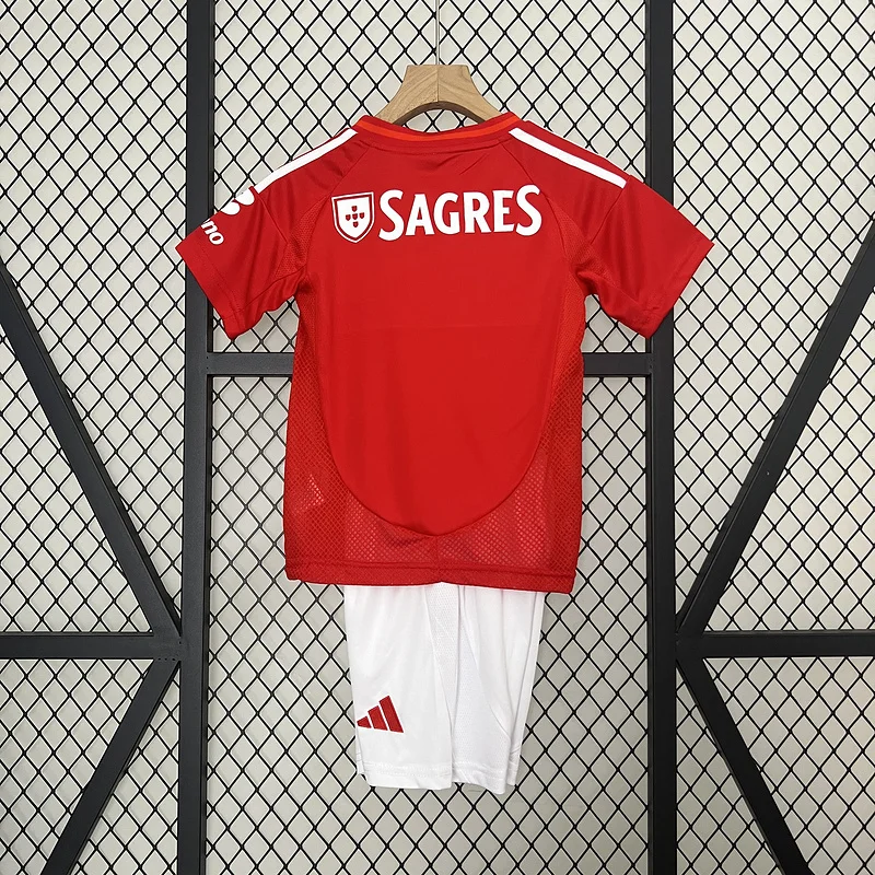 24-25 Benfica Home Kids soccer jersey