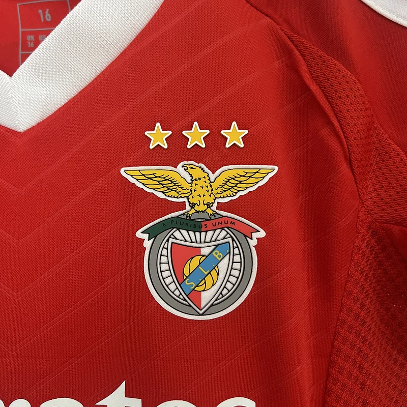 24-25 Benfica Home Kids soccer jersey