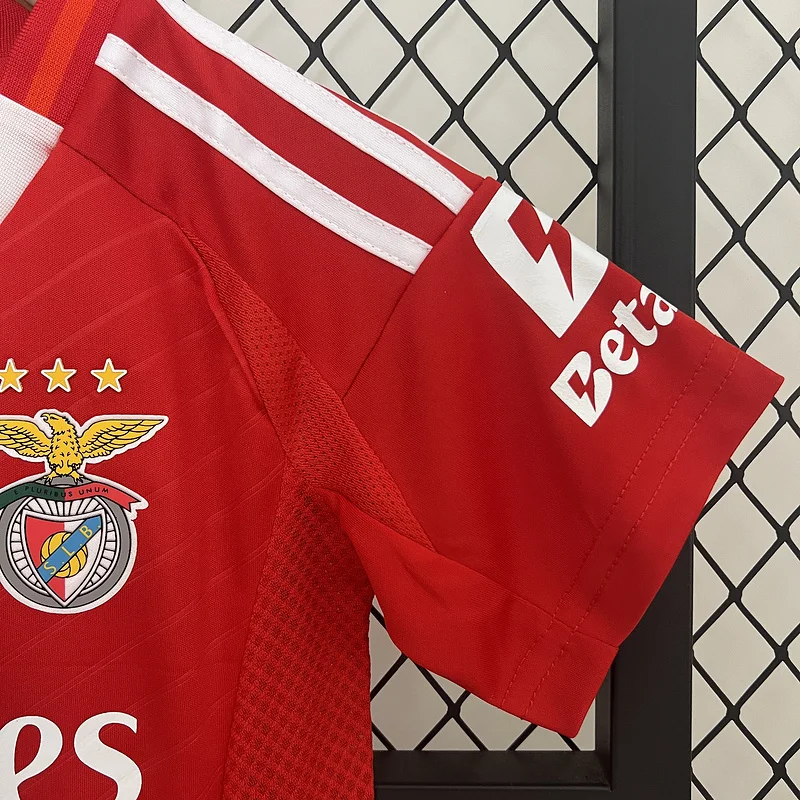 24-25 Benfica Home Kids soccer jersey