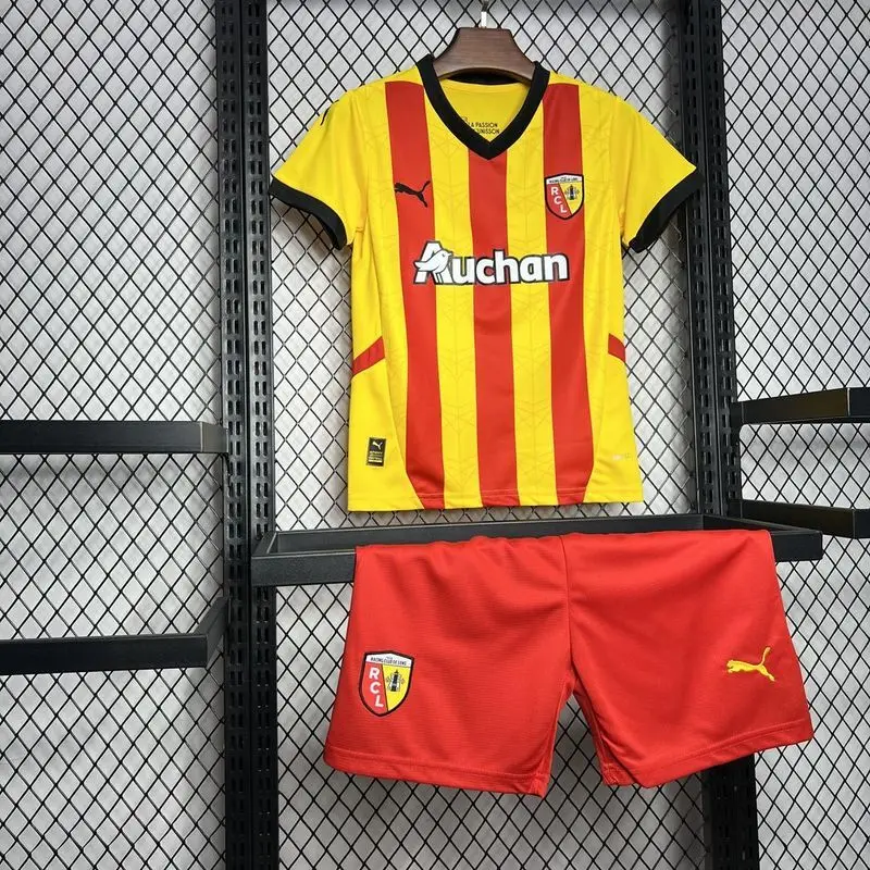 24-25 Lens home kids soccer jersey