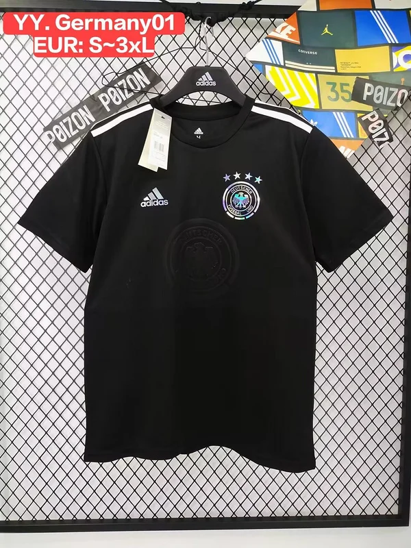 24-25 Germany black bling logo soccer jersey