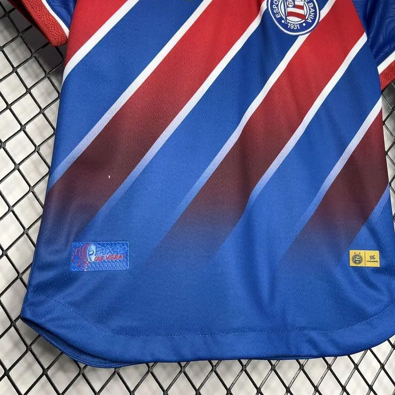 24-25 Bahia home kids soccer jersey