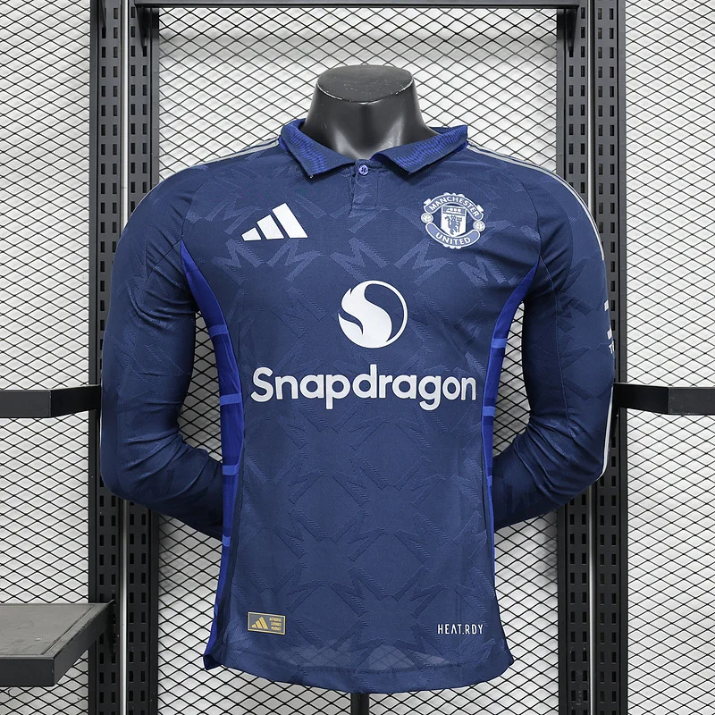 24-25 Manchester United long sleeve player version soccer jersey