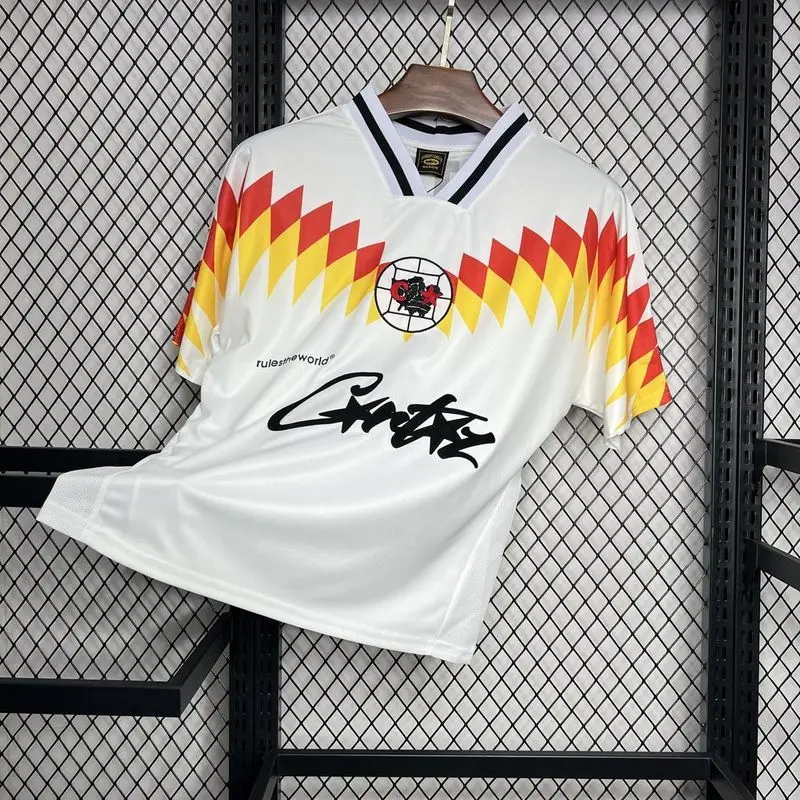 1995 America White Corteiz Retro soccer jersey 