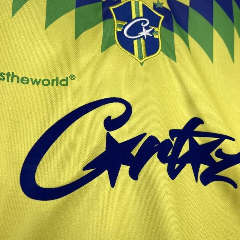 1995 Brazil Home Corteiz Retro soccer jersey