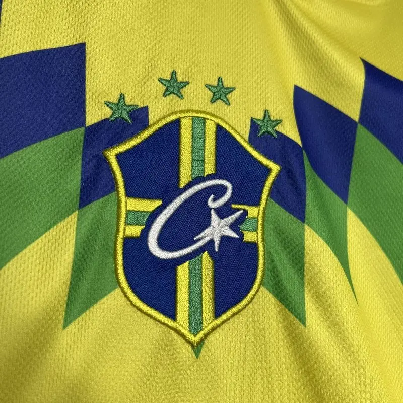 1995 Brazil Home Corteiz Retro soccer jersey