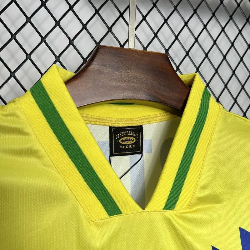 1995 Brazil Home Corteiz Retro soccer jersey