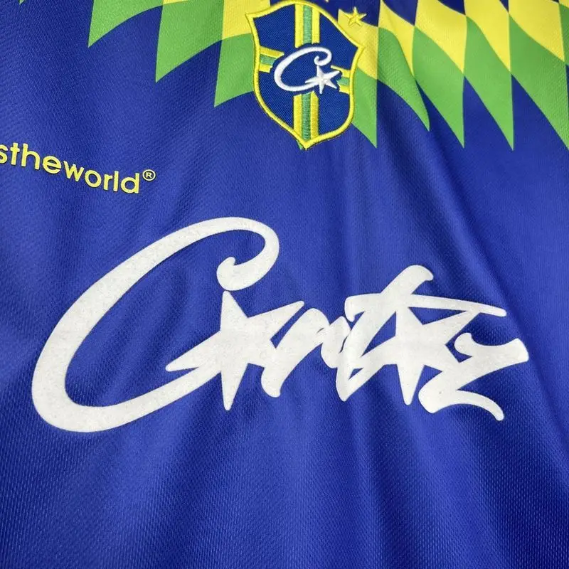 1995 Brazil Away Corteiz Retro soccer jersey