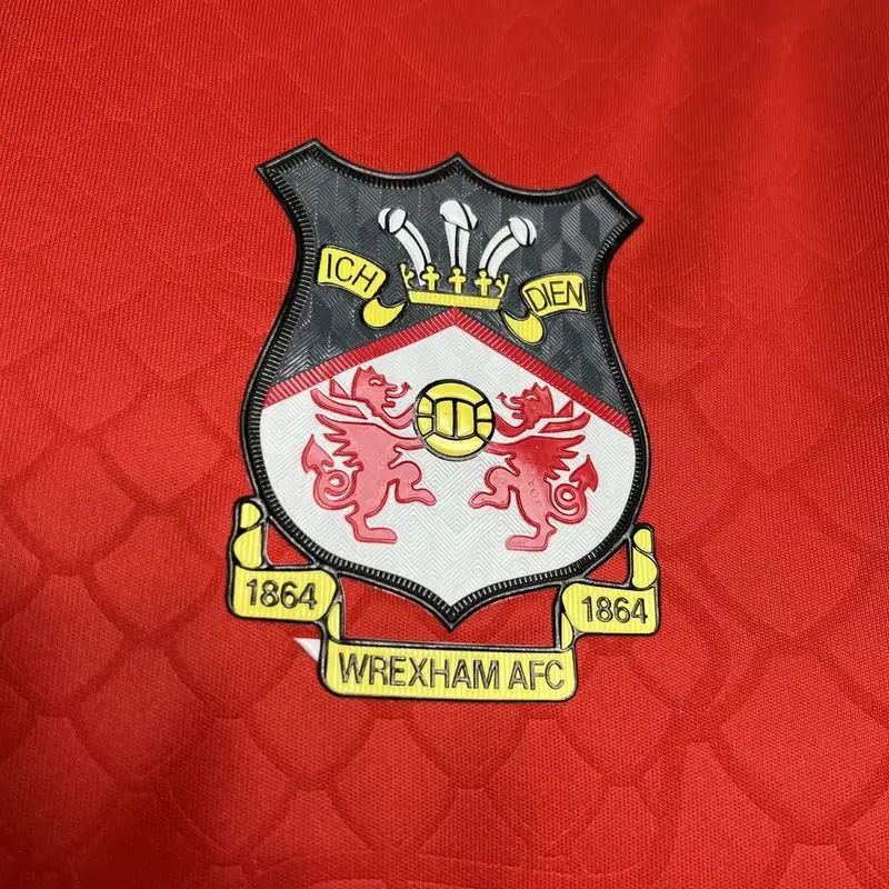 24-25 Wrexham Home soccer jersey