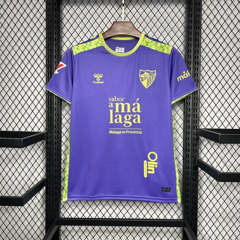 24-25 Malaga Away soccer jersey