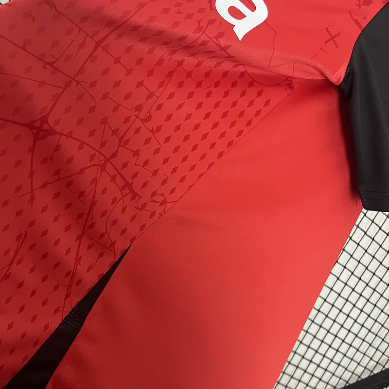 24-25 Leverkusen Home soccer jersey