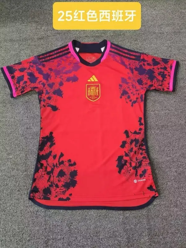 24-25 Spain Red Training soccer jersey