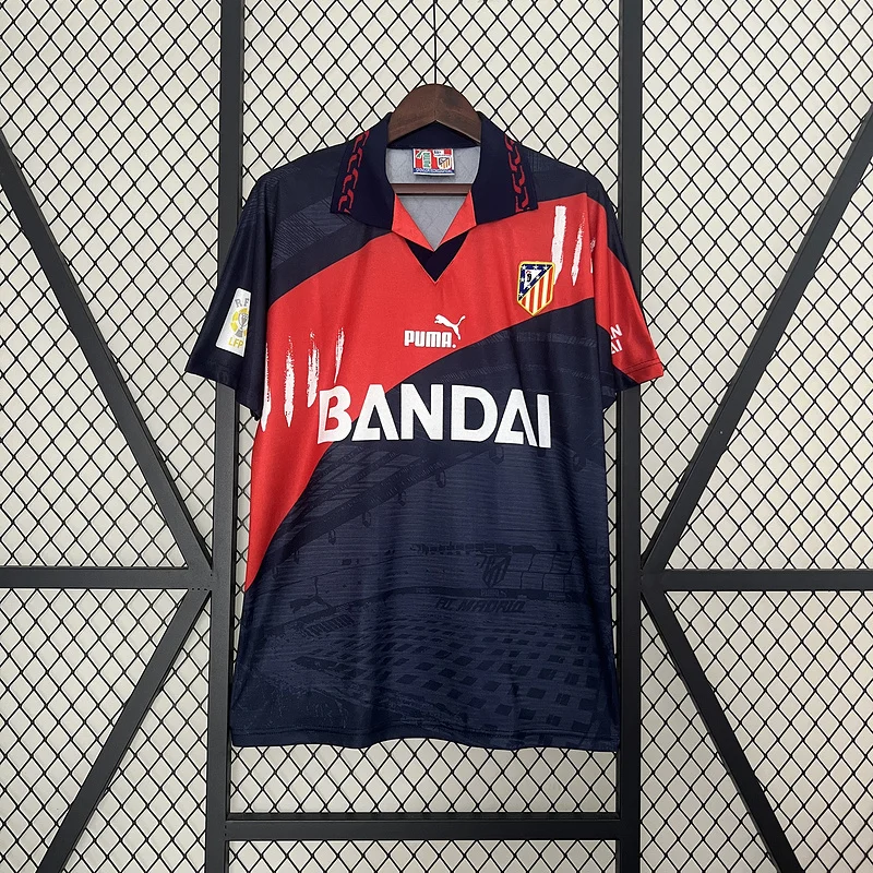 96-97 Retro Atletico Madrid Away soccer jersey