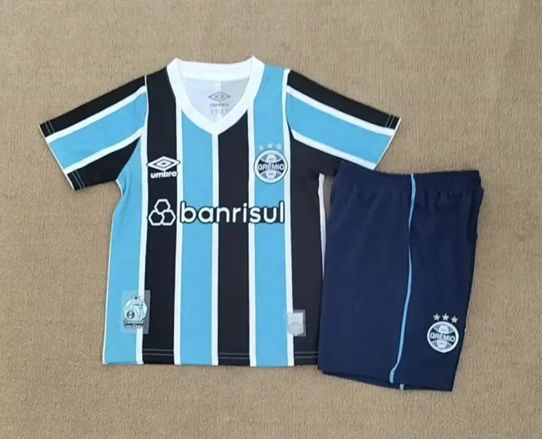 24-25 Gremio home kids soccer jersey