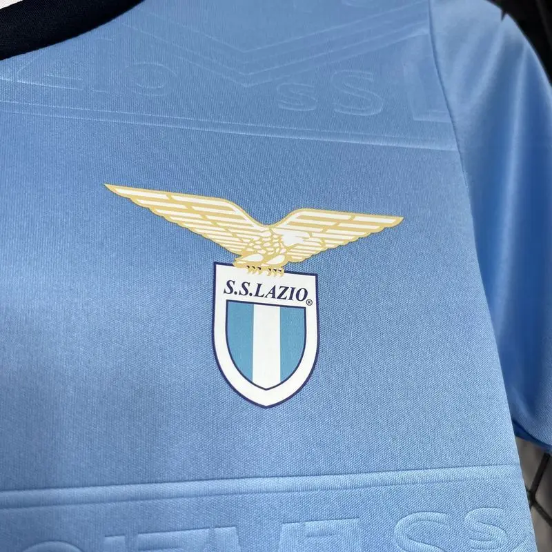 24-25 Lazio home kids soccer jersey