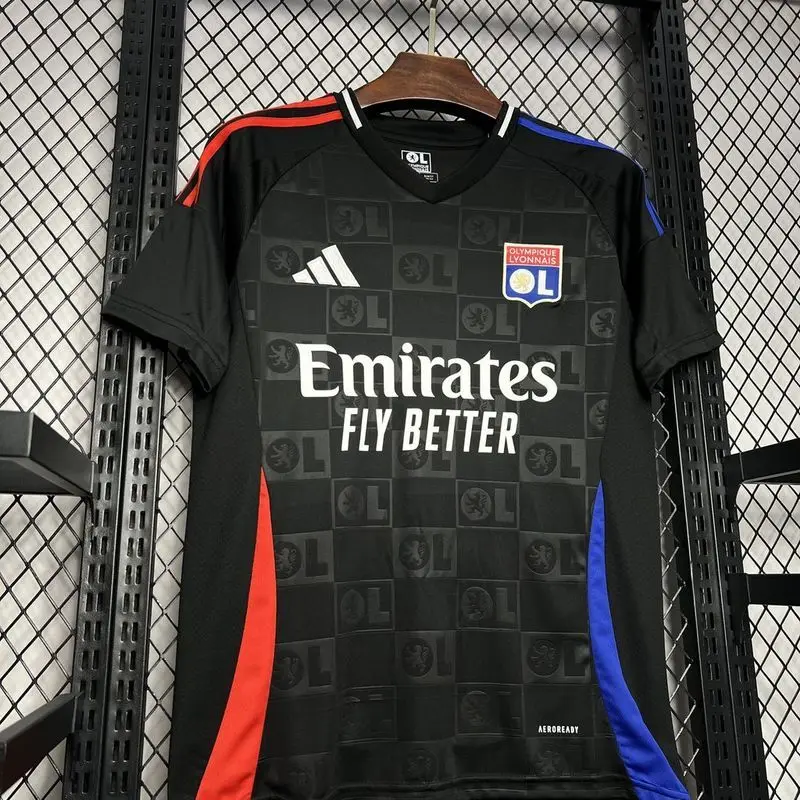 24-25 Lyon away soccer jersey