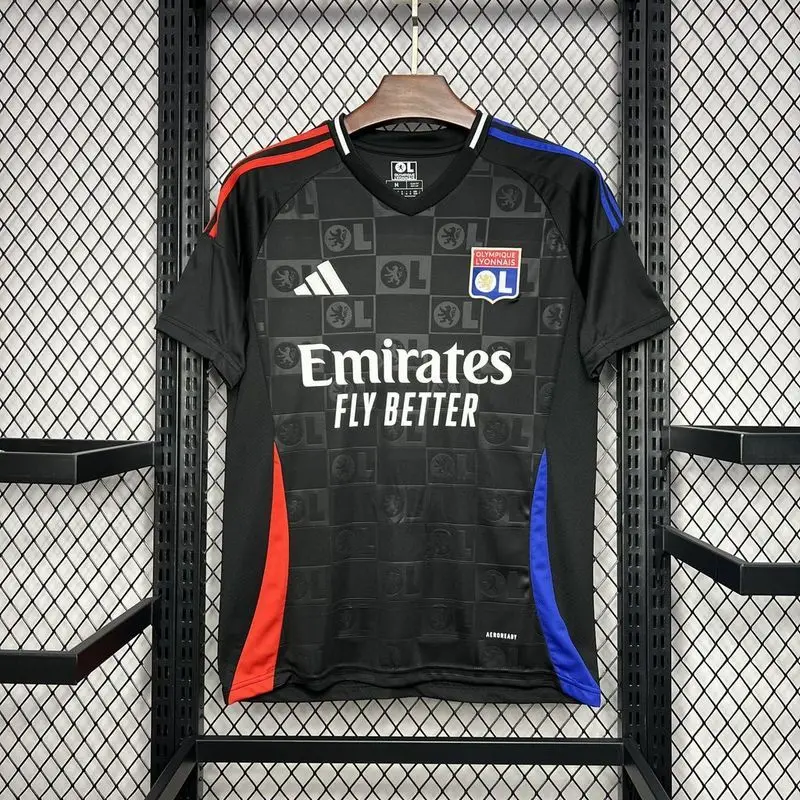 24-25 Lyon away soccer jersey