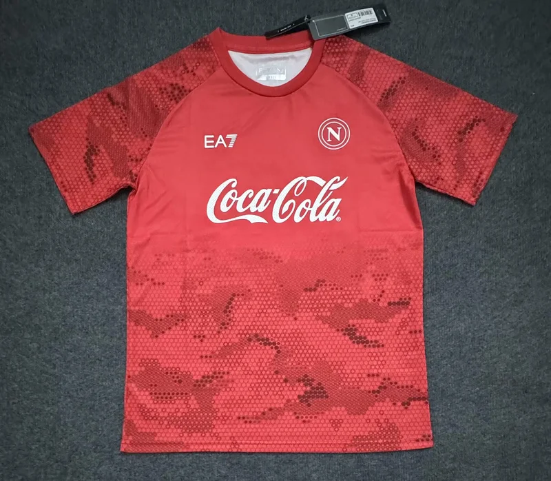 24-25 Napoli Red Training soccer Jersey