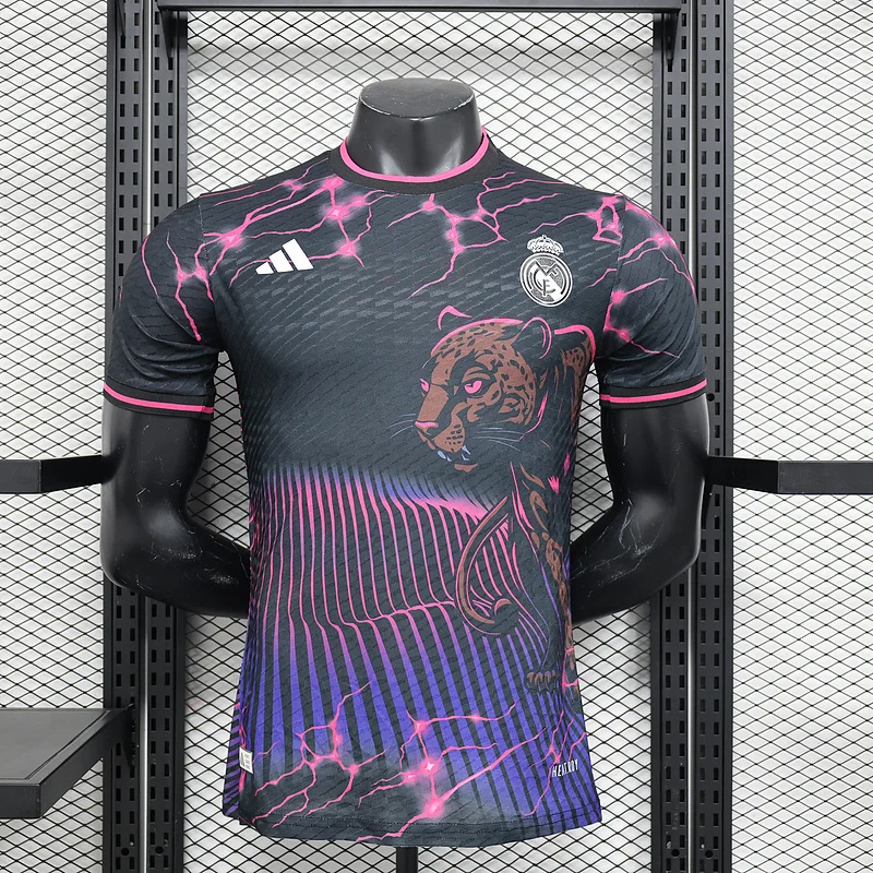 24-25 Real Madrid leopard Special Player version soccer jersey