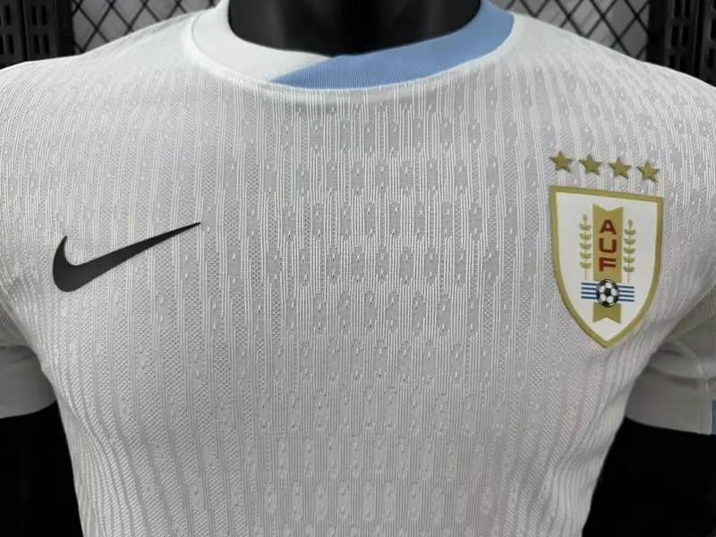 24-25 Uruguay Away white player version soccer jersey