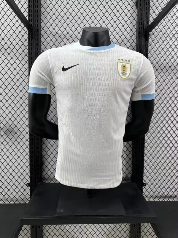 24-25 Uruguay Away white player version soccer jersey