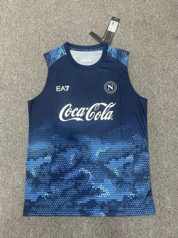 24-25 Napoli blue Vest soccer Jersey