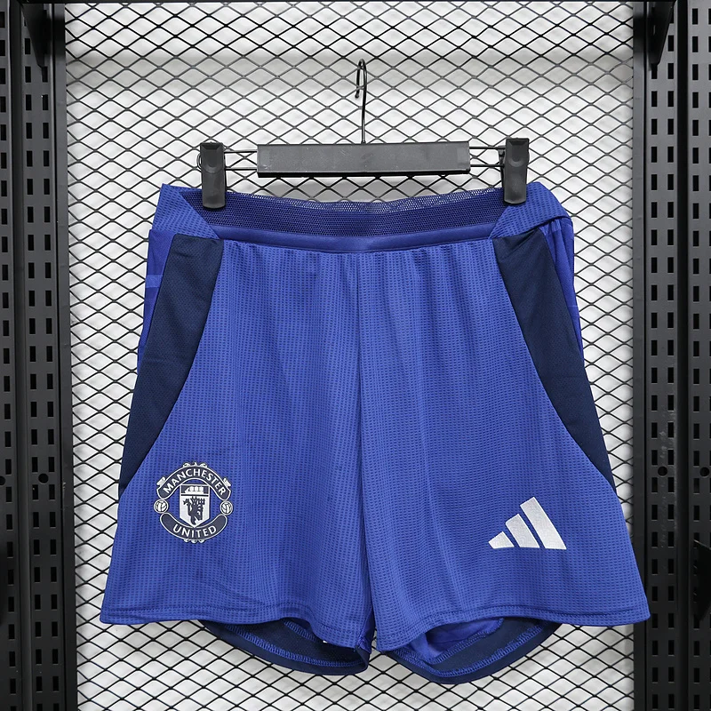 24-25 Manchester United away player version soccer shorts