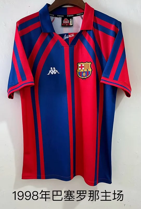 97-98 Barcelona home cup retro soccer jersey