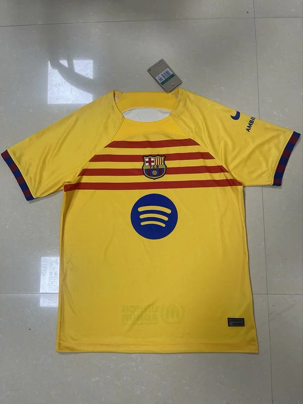 24-25 Barcelona Yellow soccer jersey