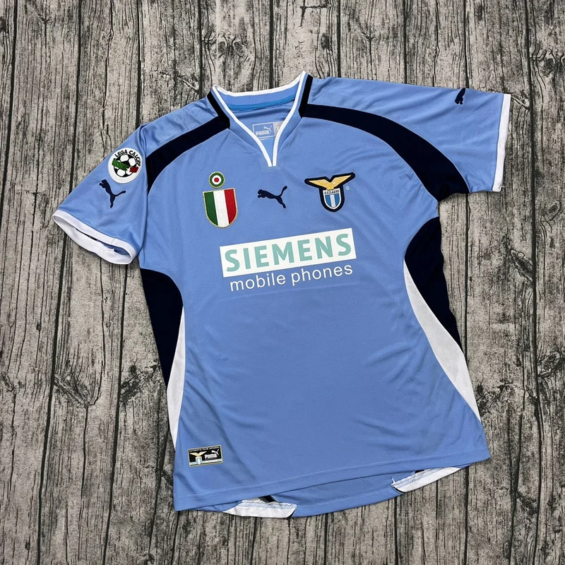 01-02 Lazio home retro soccer jersey