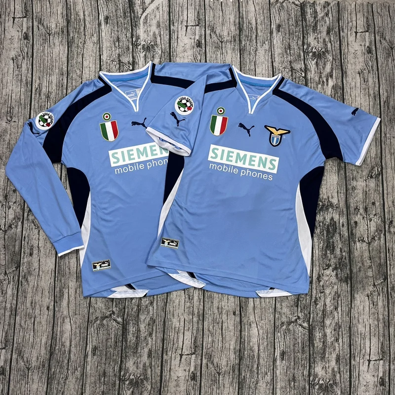 01-02 Lazio home retro soccer jersey