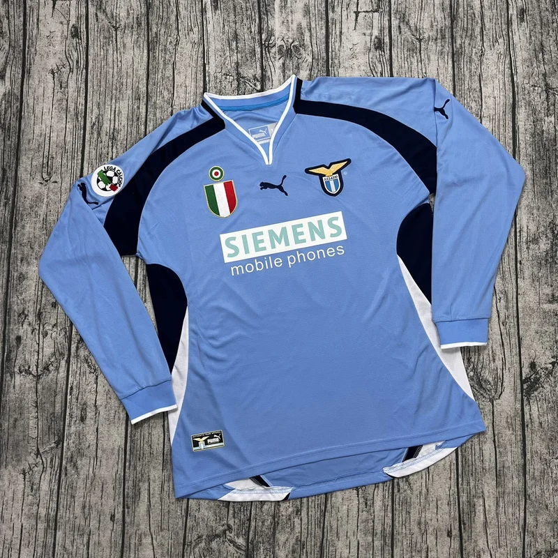 01-02 Lazio home retro soccer jersey