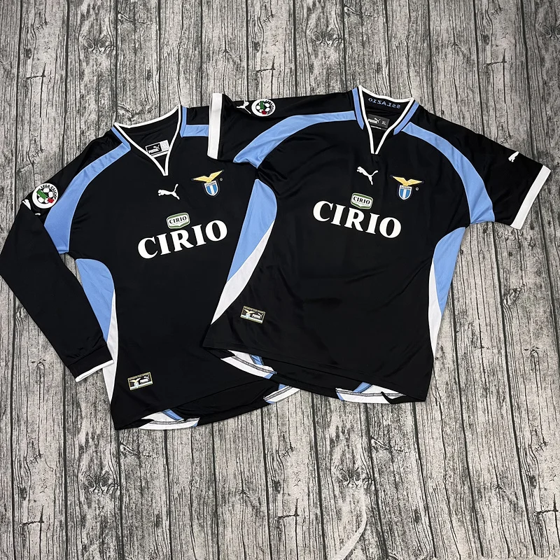 01-02 Lazio away retro soccer jersey