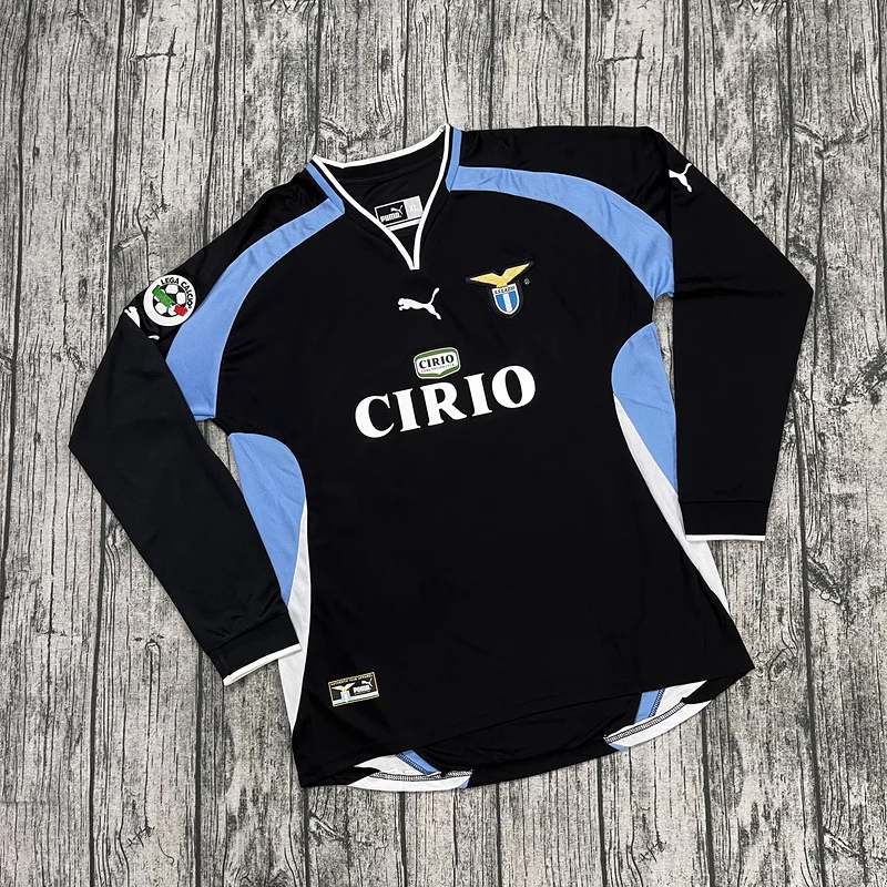 01-02 Lazio away retro soccer jersey