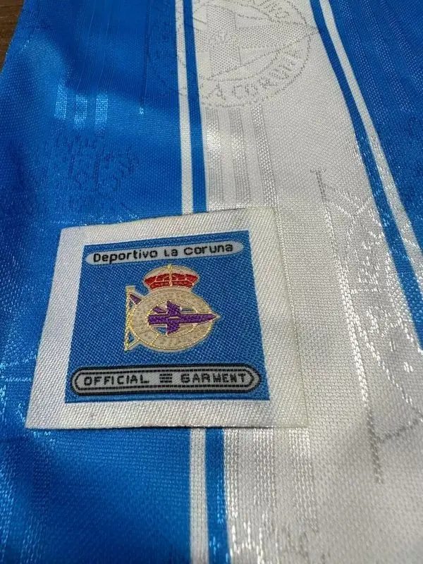 97-98 Deportivo de La Coruna home retro soccer jersey