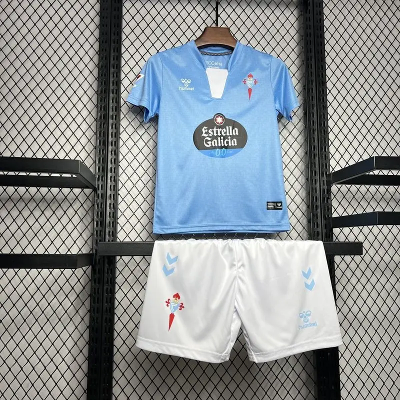 24-25 Celta home kids soccer jersey