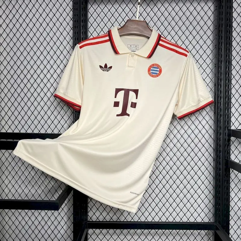 24-25 Bayern Munich Third Away White soccer Jersey