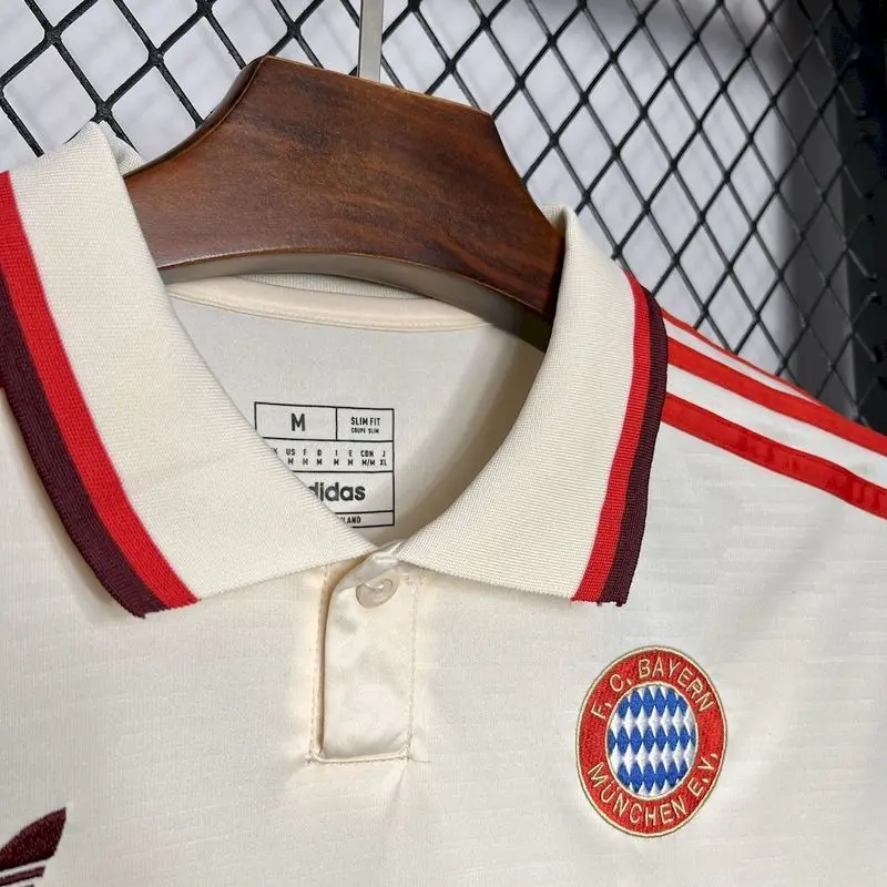 24-25 Bayern Munich Third Away White soccer Jersey