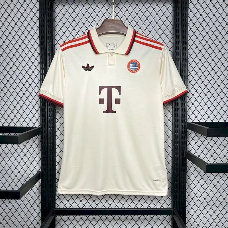 24-25 Bayern Munich Third Away White soccer Jersey