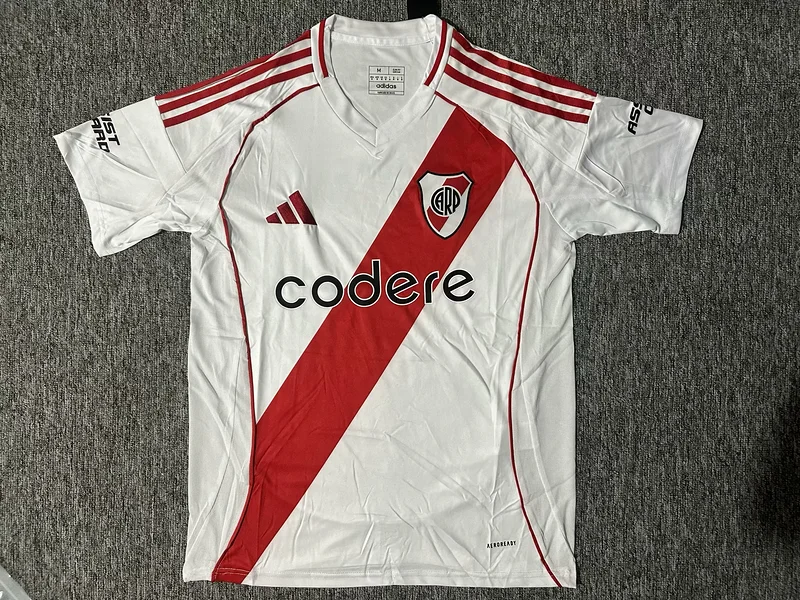 24-25 River Plate home soccer jersey