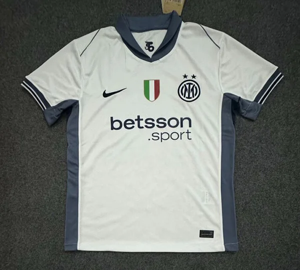 24-25 Inter Milan Away white soccer jersey