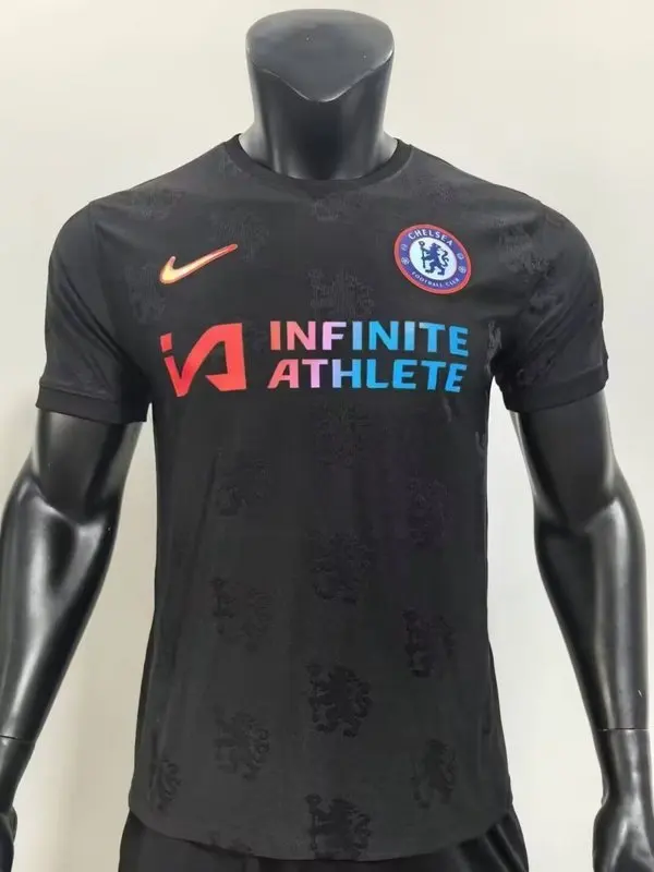 24-25 Chelsea Black Training Player version soccer Jersey 