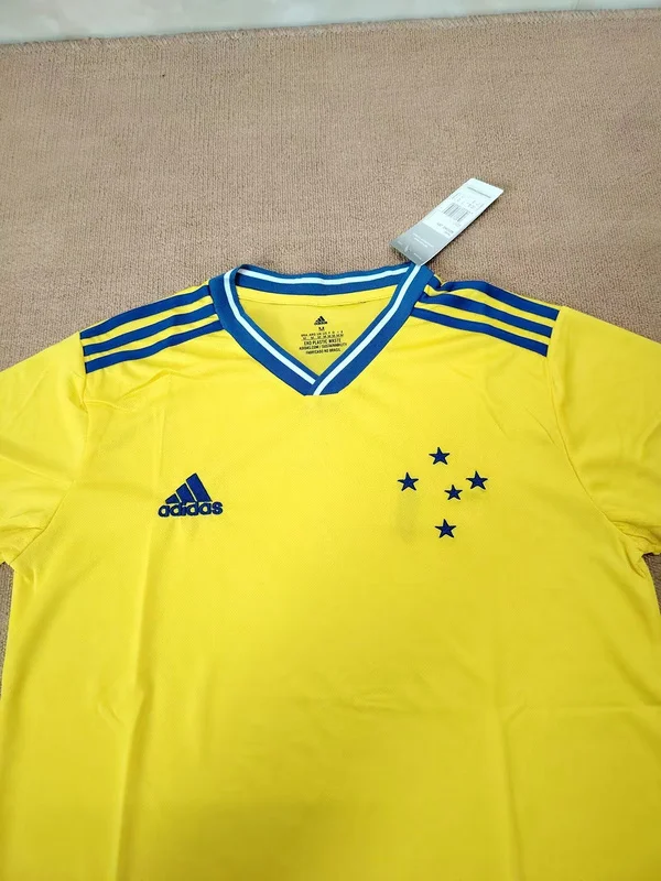 24-25 Cruzeiro away yellow soccer jersey