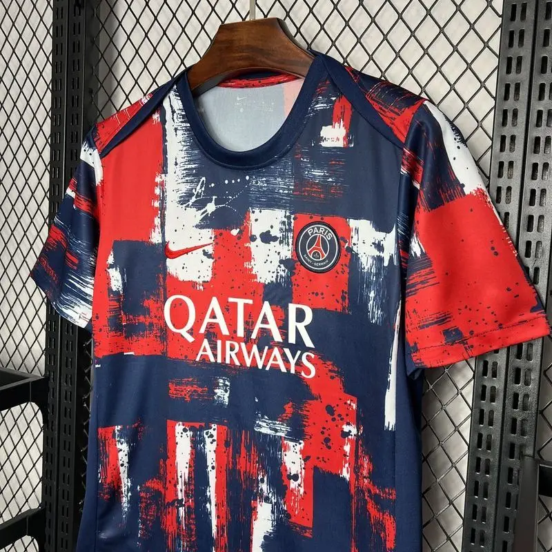 24-25 PSG Pre-Match soccer Jersey